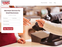 Tablet Screenshot of hmsbankcard.com